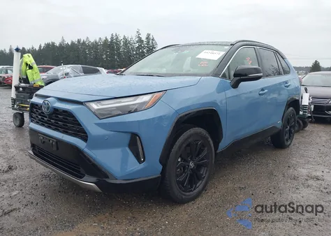 2022 Toyota Rav4 Hybrid Xse из США, поврежденный, VIN JTME6RFVXND529337